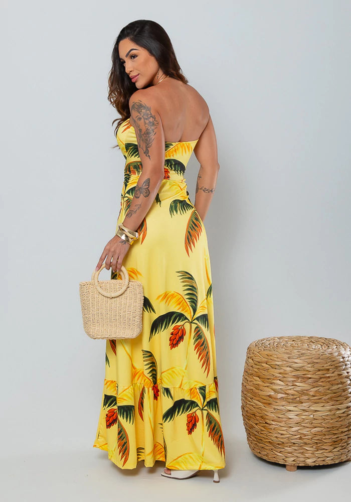 Vestido Estampado Coqueiro