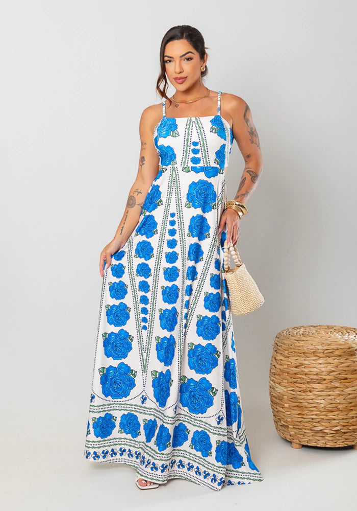 Vestido Estampado Ludimila
